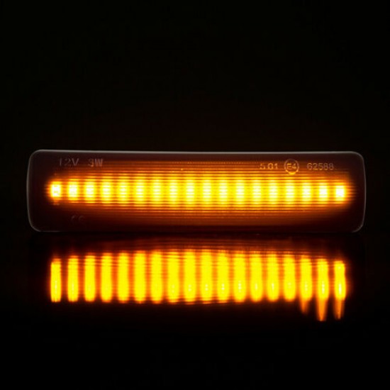 Set de 2 Lampi semnalizare laterala/aripi LED fumurii pentru Land Rover Discovery 3,III, Freelander 2,II, Range Rover Sport I
