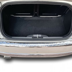 Ornament protectie bara spate/portbagaj crom pentru Fiat 500, 500C din 2007-2015