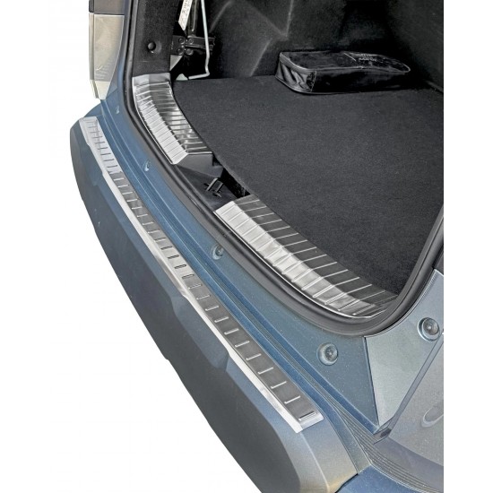 Set de 2 protectii bara spate si interior portbagaj mat premium pentru Dacia Duster III din 2024