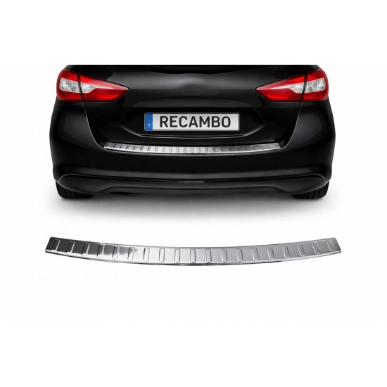 Ornament protectie portbagaj/bara spate cromat pentru Nissan Pulsar din 2014-2018