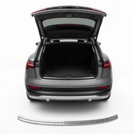 Ornament protectie portbagaj/bara spate cromat pentru Audi Q8 e-tron SUV din 2023