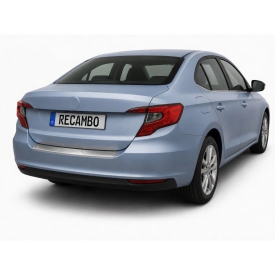 Ornament protectie portbagaj/bara spate mat pentru Fiat Tipo Berlina/Sedan din 2015-