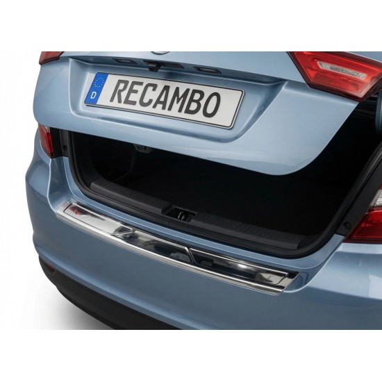 Ornament protectie portbagaj/bara spate cromat pentru Fiat Tipo Berlina/Sedan din 2015-