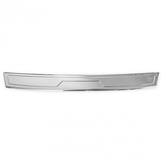 Ornament protectie portbagaj/bara spate cromat pentru Fiat Tipo Berlina/Sedan din 2015-