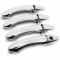 Set de 4 ornamente manere usi cromate pentru Ford B-Max 2012-2017, Fiesta VI 2008-2017, Transit Tourneo Courier din 2014, Ecosport 2012-2017