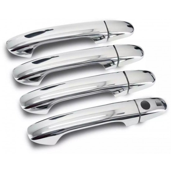 Set de 4 manere de usi cromate keyless go din inox pentru Mercedes Vito, V-Class W447 din 2014