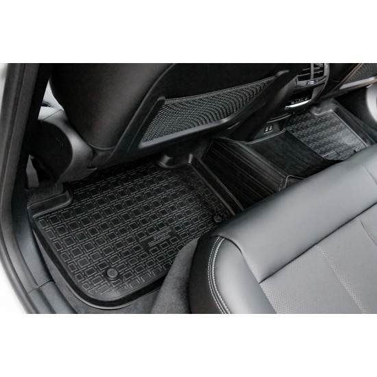 Set de 5 covorase cauciuc 3D stil tavita premium pentru BMW X3 G01 F97 din 2017