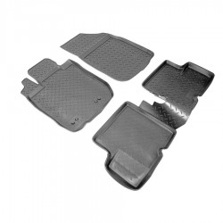 Set de 4 covorase cauciuc 3D stil tavita premium pentru Dacia Duster I 2010-2017