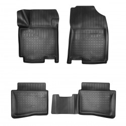 Set de 4 covorase cauciuc 3D stil tavita premium pentru Hyundai I20 din 2014