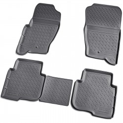Set de 4 covorase cauciuc 3D stil tavita premium pentru Land Rover Discovery III,3 si IV,4 2004-2017