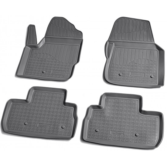 Set de 4 covorase cauciuc 3D stil tavita premium pentru Land Rover Freelander II 2006-2014
