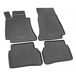 Set de 4 covorase cauciuc 3D stil tavita premium pentru Mercedes C-Class W205, S205 din 2014