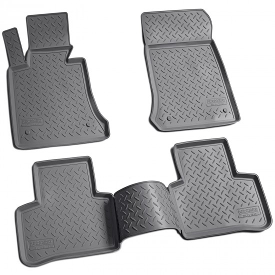 Set de 4 covorase cauciuc 3D stil tavita premium pentru Mercedes GLK X204 2008-2015