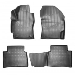 Set de 5 covorase cauciuc 3D stil tavita premium pentru Toyota Corolla E21 din 2018