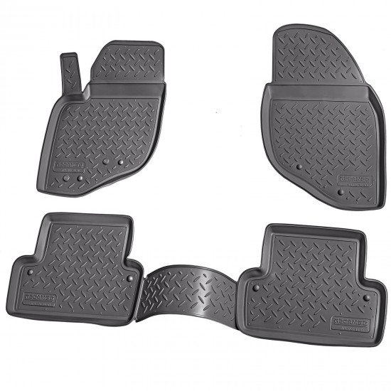 Set de 4 covorase cauciuc 3D stil tavita premium pentru Volvo S60, V60 2010-2018
