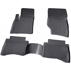Set de 4 covorase cauciuc 3D stil tavita premium pentru VW Touareg I 7L 2002-2010
