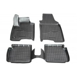 Set de 4 covorase cauciuc 3D stil tavita premium pentru Fiat Panda din 2012