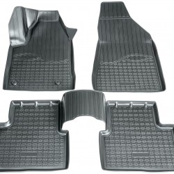 Set de 5 covorase cauciuc 3D stil tavita premium pentru Alfa Romeo Giulietta 940 2010-2020