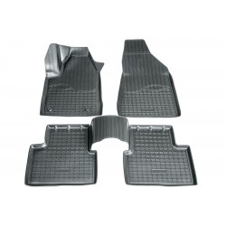 Set de 5 covorase cauciuc 3D stil tavita premium pentru Alfa Romeo Giulietta 940 2010-2020