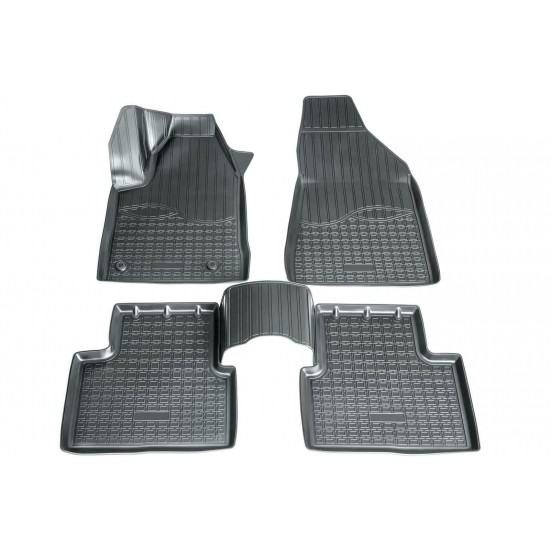 Set de 5 covorase cauciuc 3D stil tavita premium pentru Alfa Romeo Giulietta 940 2010-2020