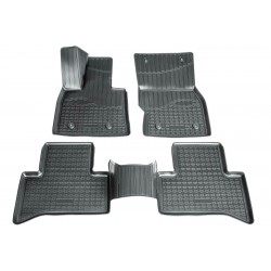 Set de 5 covorase cauciuc 3D stil tavita premium pentru Alfa Romeo Stelvio din 2017