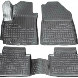 Set de 4 covorase cauciuc 3D stil tavita premium pentru Kia Soul SK3 din 2019