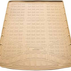 Tavita portbagaj din cauciuc bej premium pentru Audi A6 C7 Avant/Break, Allroad 2011-2018