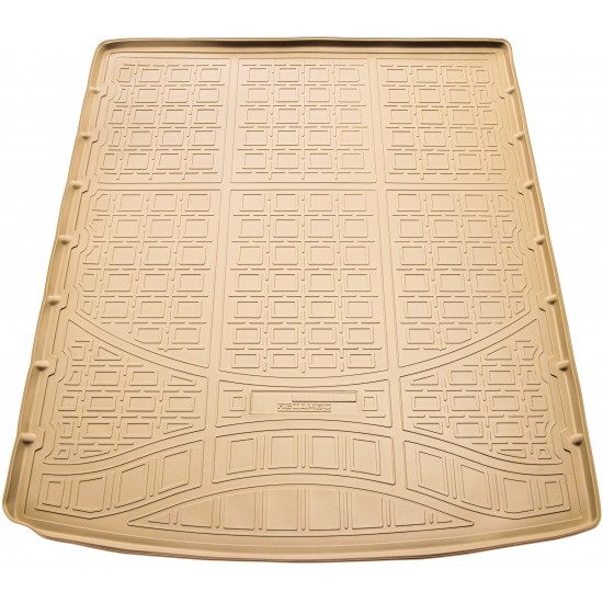 Tavita portbagaj din cauciuc bej premium pentru Audi A6 C7 Avant/Break, Allroad 2011-2018
