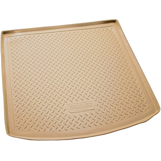 Tavita portbagaj din cauciuc bej premium pentru BMW Seria 5 E61 Touring/Break 2004-2010