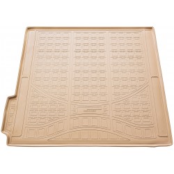 Tavita portbagaj din cauciuc bej premium pentru BMW X5 F15 2013-2018