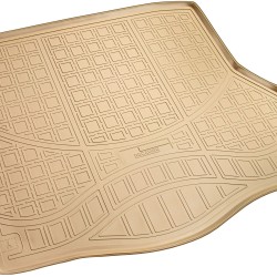 Tavita portbagaj bej din cauciuc premium pentru Mercedes CLA C117 Berlina 2013-2018