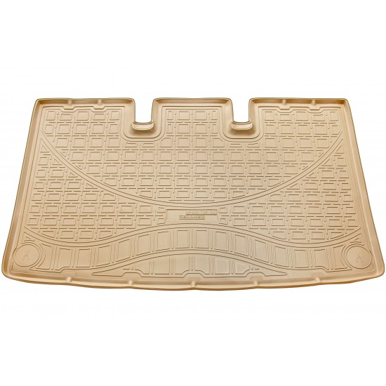 Tavita portbagaj bej din cauciuc premium pentru VW T5, T6 Caravelle din 2003