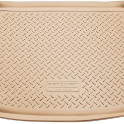 Tavita portbagaj bej din cauciuc premium pentru VW Tiguan 5N 2007-2016 cu podea standard