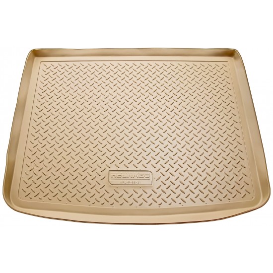 Tavita portbagaj bej din cauciuc premium pentru VW Touareg I 7L 2002-2010
