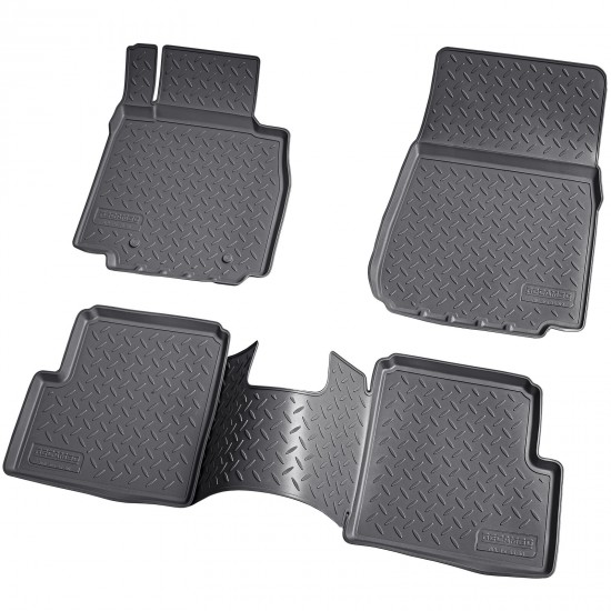 Set de 4 covorase cauciuc 3D stil tavita premium pentru Mercedes G-Class W463 1990-2018