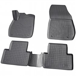 Set de 4 covorase cauciuc 3D stil tavita premium pentru Opel Zafira C Tourer 2011-2019