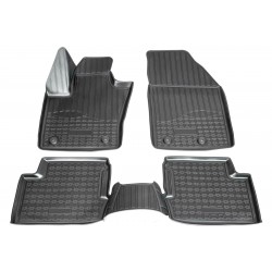 Set de 4 covorase cauciuc 3D stil tavita premium pentru Fiat 500X din 2014