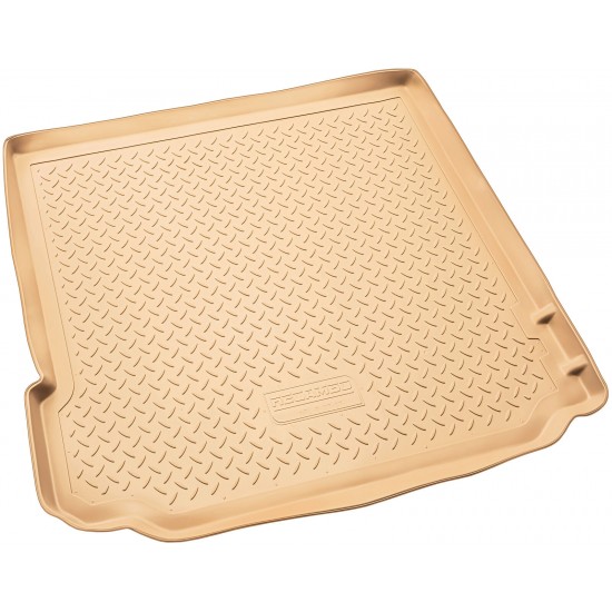 Tavita portbagaj din cauciuc bej premium pentru BMW X5 E70 2006-2013