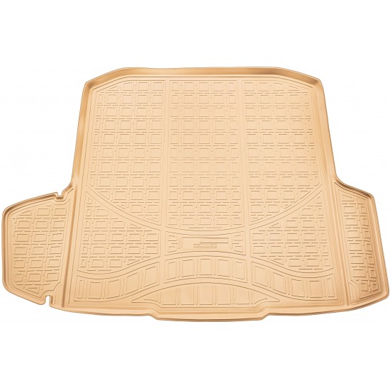 Tavita portbagaj din cauciuc bej premium pentru Skoda Octavia III, 3 Combi/Break/Variant din 2013-2020