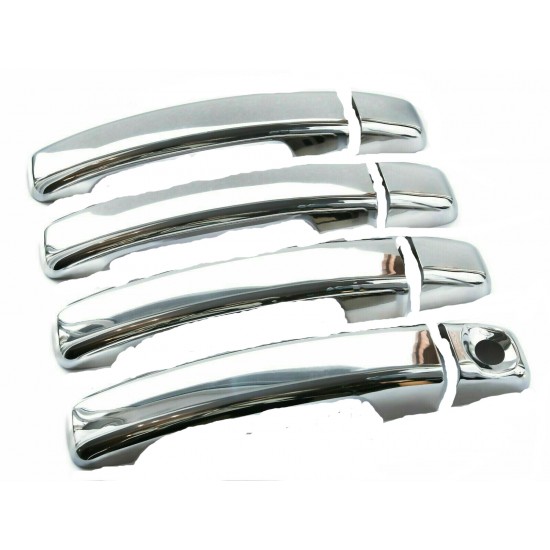 Set de 4 manere de usi cromate din inox pentru Opel Vivaro B, Renault Traffic 3, III, Fiat Talento, Nissa NV300