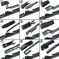 Set 2 stergatoare premium pentru Mazda 6 2002-2007 - 550/475 mm