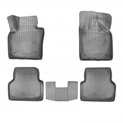 Set de 5 covorase cauciuc 3D stil tavita premium pentru VW Tiguan 5N din 2007-2016