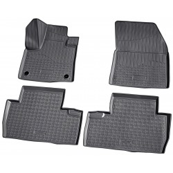 Set de 4 covorase cauciuc 3D stil tavita premium pentru Peugeot 5008 II, 2 din 2017