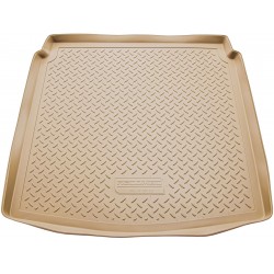 Tavita portbagaj bej din cauciuc premium pentru Audi A4 B8 Berlina/Sedan din 2008-2015