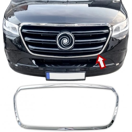 Set de 4 ornamente rama grila/masca fata crom pentru Mercedes Sprinter W907, W910 din 2018