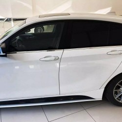 Set de 4 ornamente chedere/geamuri crom pentru BMW Seria 1 F20 din 2011-2019