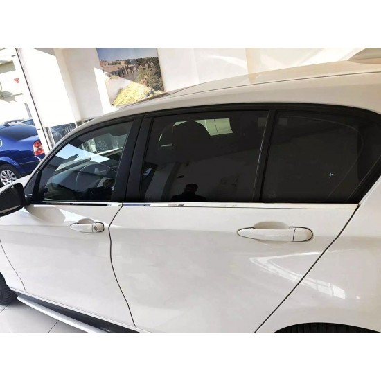 Set de 4 ornamente chedere/geamuri crom pentru BMW Seria 1 F20 din 2011-2019