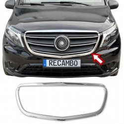 Set ornamente rama grila/masca fata crom pentru Mercedes Vito, V-Class W447 din 2014-2024