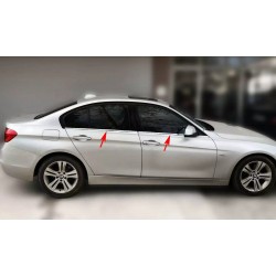 Set de 4 ornamente chedere/geamuri crom pentru BMW Seria 3 F30 din 2011-2019