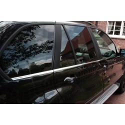 Set de 6 ornamente chedere/geamuri crom pentru BMW X5 E53 din 1999-2006